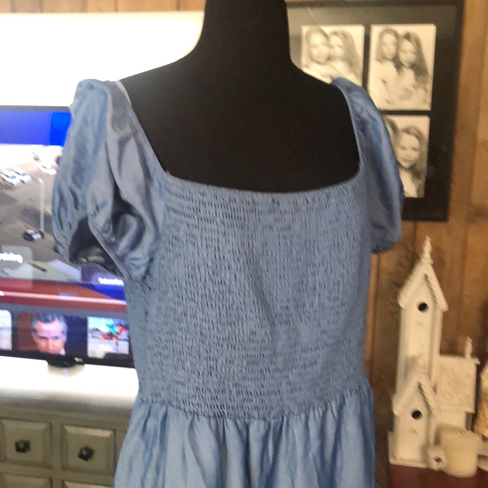 NWT Harper & Ivy Blue Dress size XXL - Picture 2 of 10